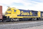 Santa Fe B23-7 ATSF #6360 on local.